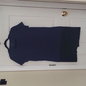 NWOT GAP Sweater Dress in Navy Blue and Black, Size M